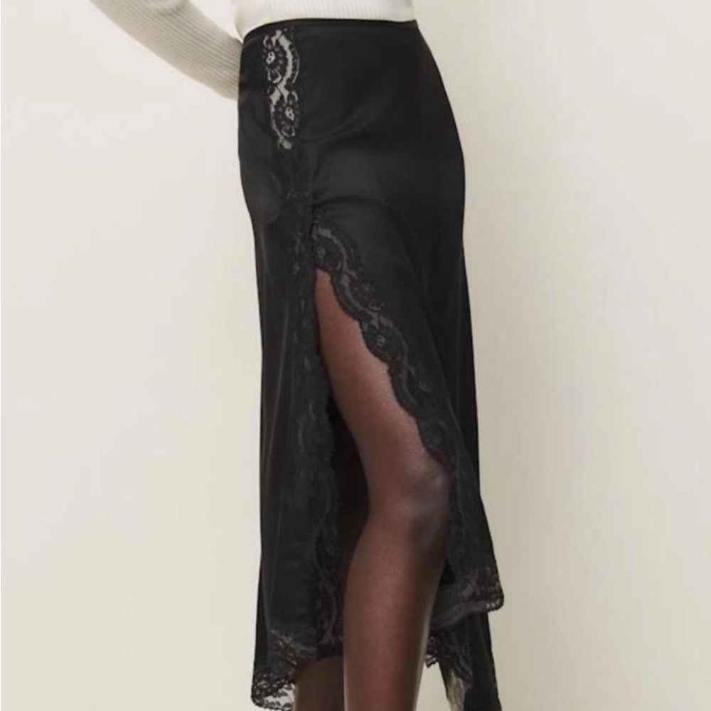 NWT reformation silk skirt!!!